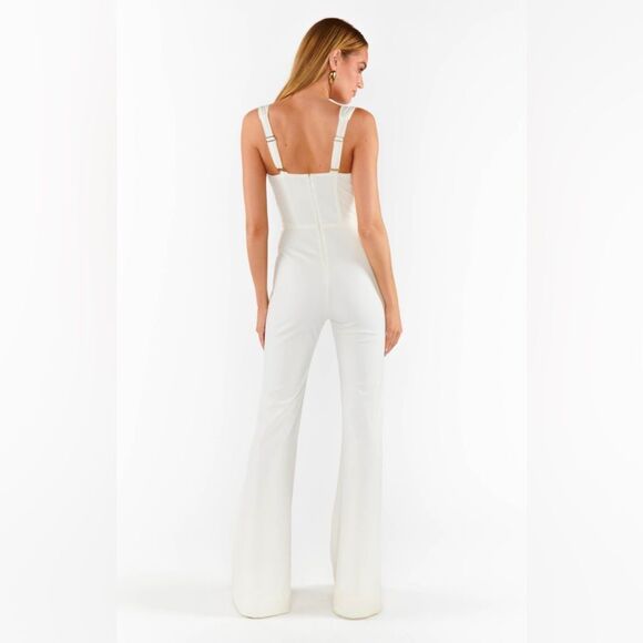 Show me your MUMU NWT Nina Jumpsuit size Small - Picture 5 of 6